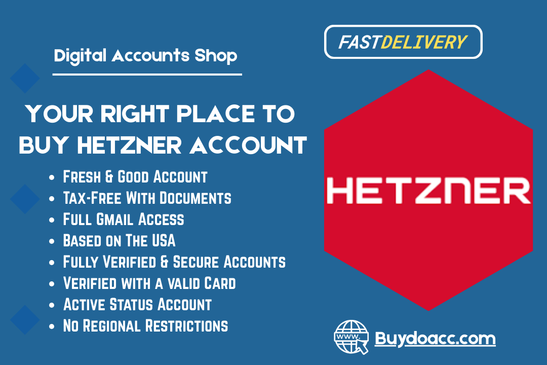 Hetzner Accounts for sale