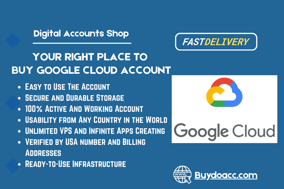 Google Cloud Accounts for sale