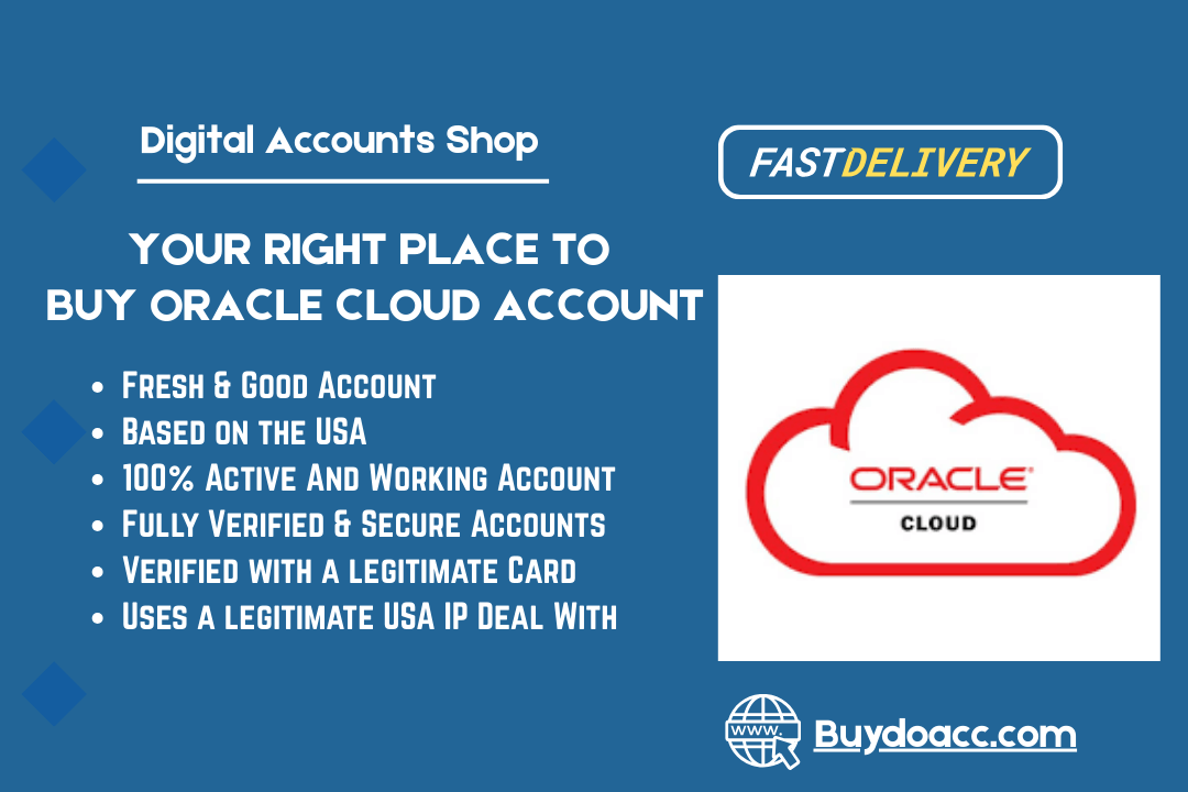 Oracle Cloud Account for sale