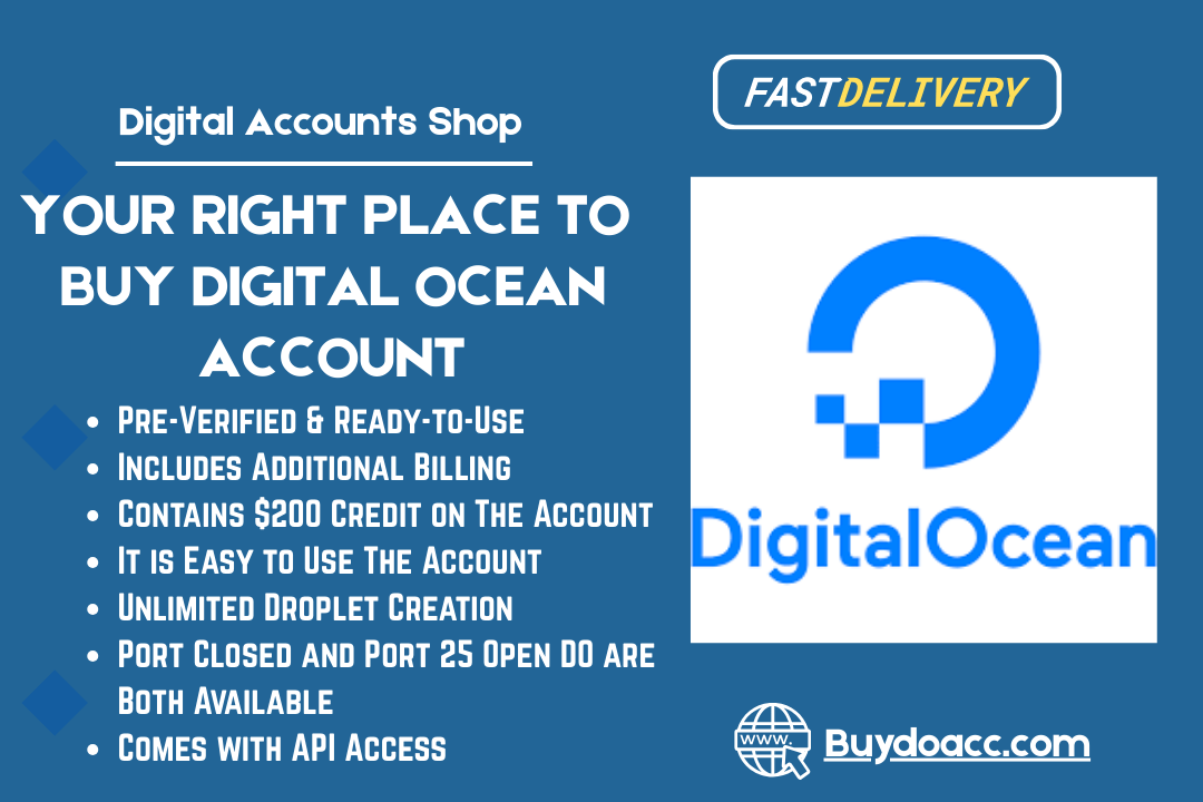 Digital Ocean Accounts for sale