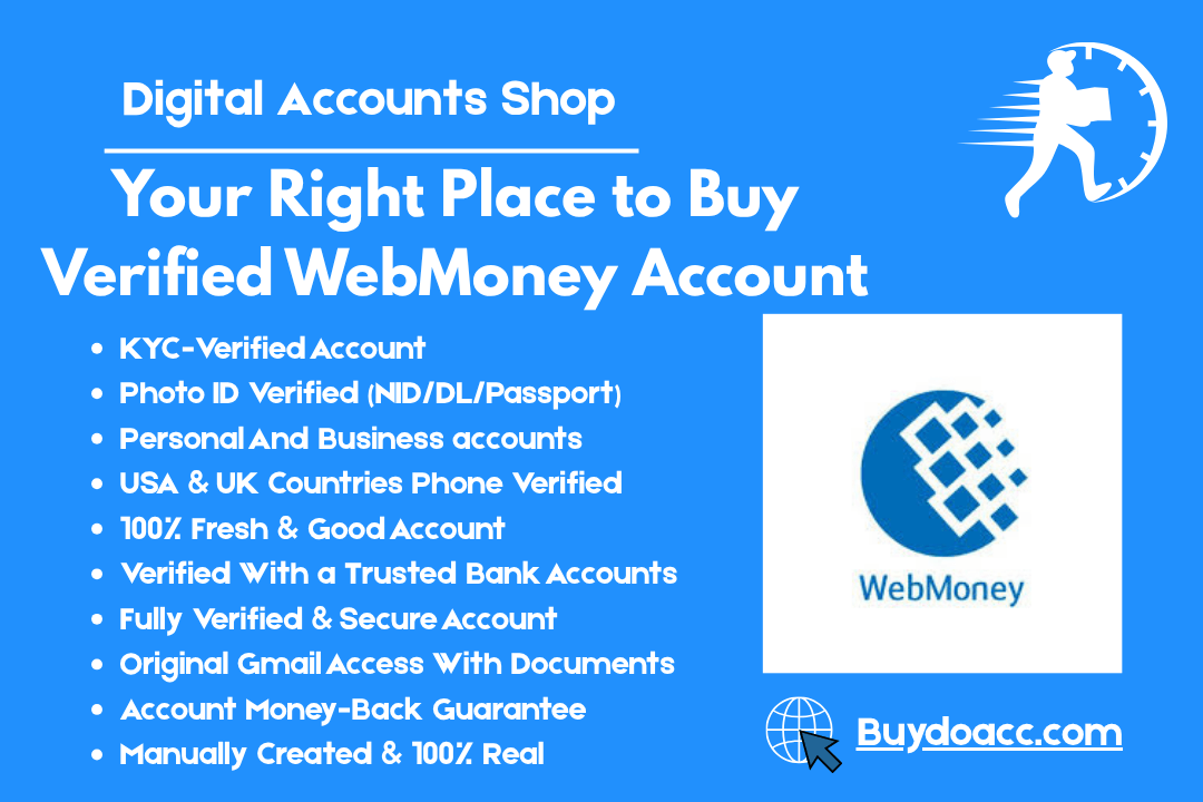 Verified WebMoney Account for sale